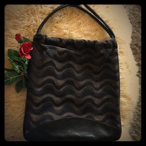 Tote/Shoulder Bag - 8” Leather Intertwined Strap